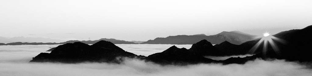 Santa Monica Mountains above the clouds